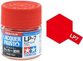 Tamiya LP-7 Pure Red - Gloss - Lacquer Paint - 10ml Verf potje