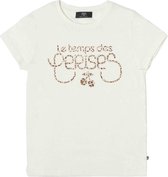 Le temps des cerises T-shirt meisje wit maat 152
