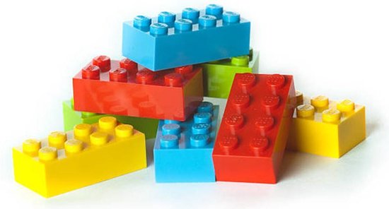 bouwblokken - stuks - grootverpakking - Standaard knutselen | bol.com