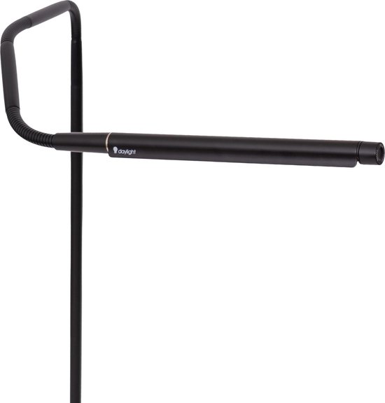 Daylight Electra - Staande vloerlamp - 3 lichtkleuren - Dimbaar - leeslamp - woonkamer - Zwart