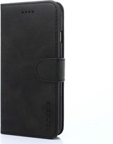 Geschikt voor iPhone 7 / 8 / SE (2020 / 2022) wallet / portemonnee case hoesje - Zwart