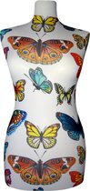 Losse hoes voor paspop/buste - Rekbaar van maat 32 tm 46 - Butterfly hoes