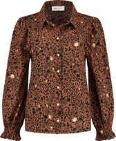 Pom Amsterdam City Charms Blouse Bruin  Dames maat 36