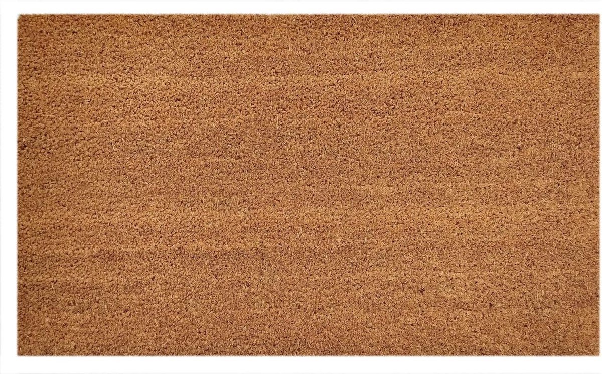 Sunfield Deurmat 60x40cm | Deurmat voor binnen en buiten | Kokos vezel | Bruin