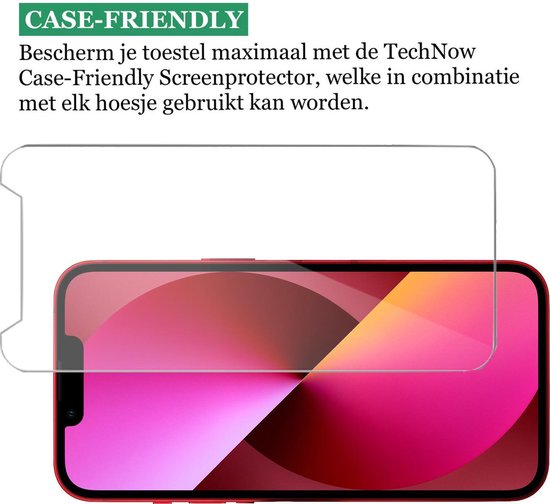 TechNow Coque anti-chocs pour Apple iPhone 13 Pro Max - Protection complète de l'écran et de l'appareil photo pour Apple iPhone 13 Pro Max - Noir