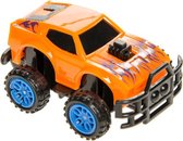 monstertruck jongens 6 cm oranje/blauw