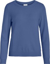 VILA VIRIL O-NECK  L/S KNIT TOP-FAV Dames Trui  - Maat XL