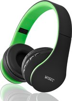 WiseQ Draadloze Koptelefoon Voor Kinderen - Bluetooth 5.0 - Groen - Over Ear - Kinderkoptelefoon