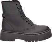 Steve Madden Skylar veterboot - Zwart - Maat 41