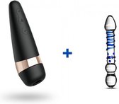 Satisfyer Pro 3 - Clitorisstimulator + Glazen G-Spot Dildo