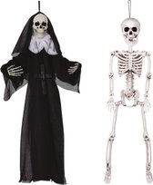 Halloween - Horror decoratie pakket hangende griezelige poppen - Halloween thema versiering