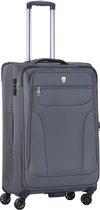Cambridge 365 XL Middenmaat Reiskoffer - 72cm met TSA-slot – Expander - Voorvakken - Grijs