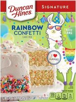 Duncan Hines Rainbow Confetti Cake Mix 432g