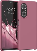 kwmobile telefoonhoesje voor Honor 50 SE - Hoesje met siliconen coating - Smartphone case in roestig roze