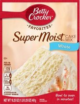 Betty Crocker Super Moist Mix White (16.2oz/432 gr)