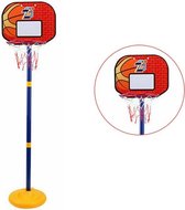 ZaciaToys Basketbal Standaard Verstelbaar voor Kinderen maximaal 108 cm hoog  - Inclusief bal en pomp - Mini-basketbalset - Basketbalring
