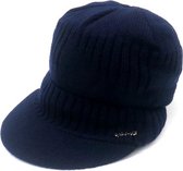 Muts met Klep - Acryl - Blauw