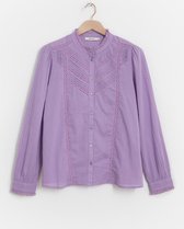 Sissy-Boy - Lichtpaarse blouse met ruffles