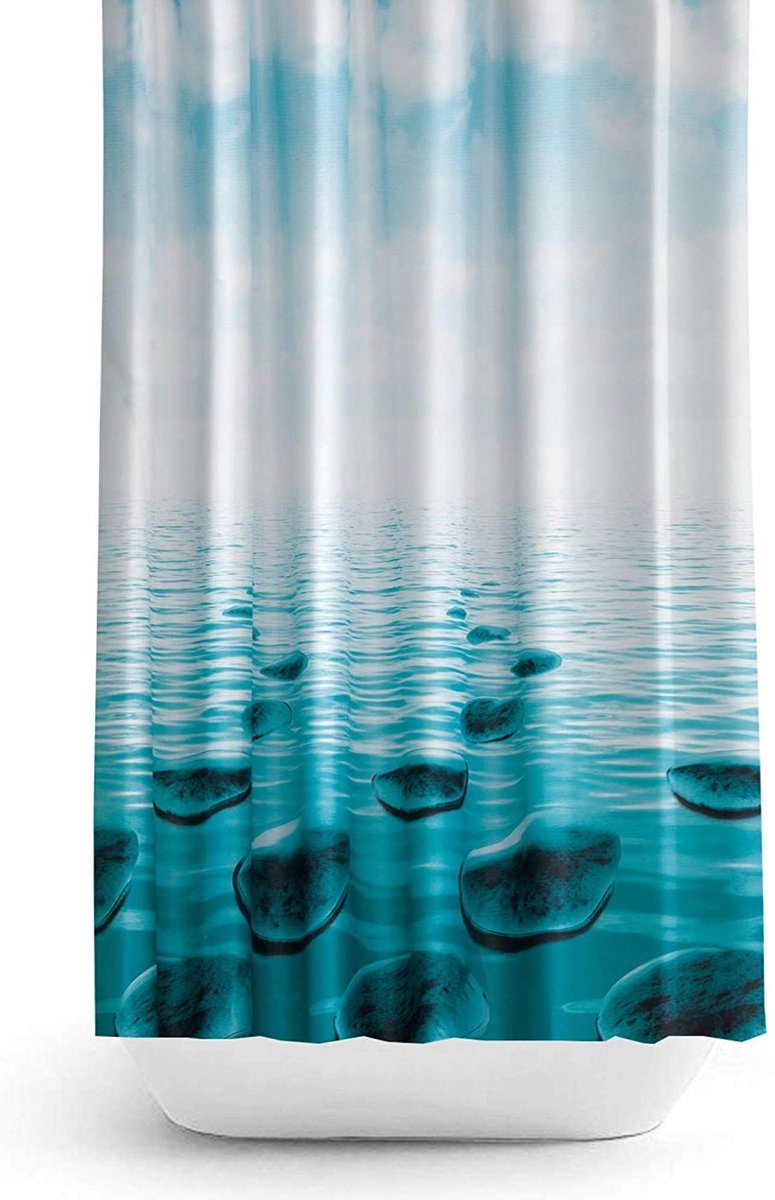 Zethome - Douchegordijn 180x200 cm - Badkamer Gordijn - Polyester - Waterdicht - Sneldrogend en Anti Schimmel - Wasbaar en Duurzaam - 5075