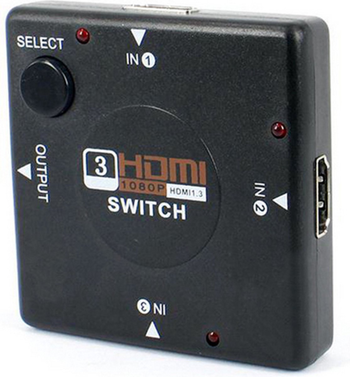 HDMI switch 3x IN en 1x UIT / 1080P / Voor PS3 PS4 XboX 360 PC DVD HDTV