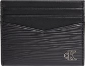 Calvin Klein - Enamel plaque cardcase 6cc - heren - black