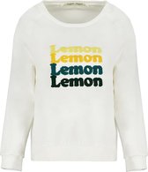 DEELUXE Sweatshirt met ronde hals LEMON Off White