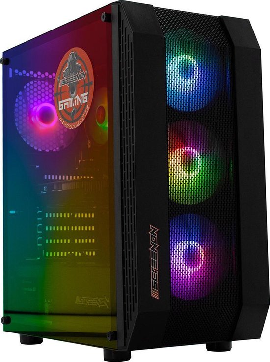 ScreenOn - AMD Ryzen 5 Allround Game Computer / Gaming PC - Geforce GTX 1630 4GB - 16GB RAM - 240GB SSD - 1TB HDD - Windows 11