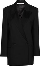 zoe karssen - dames -  iboya rokende blazer -  zwart - l