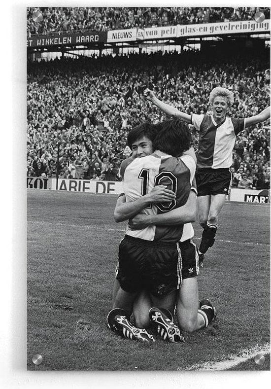 Feyenoord - AFC Ajax '79 - Walljar - Wanddecoratie - Schilderij - Plexiglas
