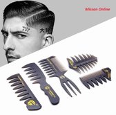 Texturizing Comb Set - Barbier Kam Hoog Kwaliteit - Kapper Kam - Haar Kam - Haar Accessoire