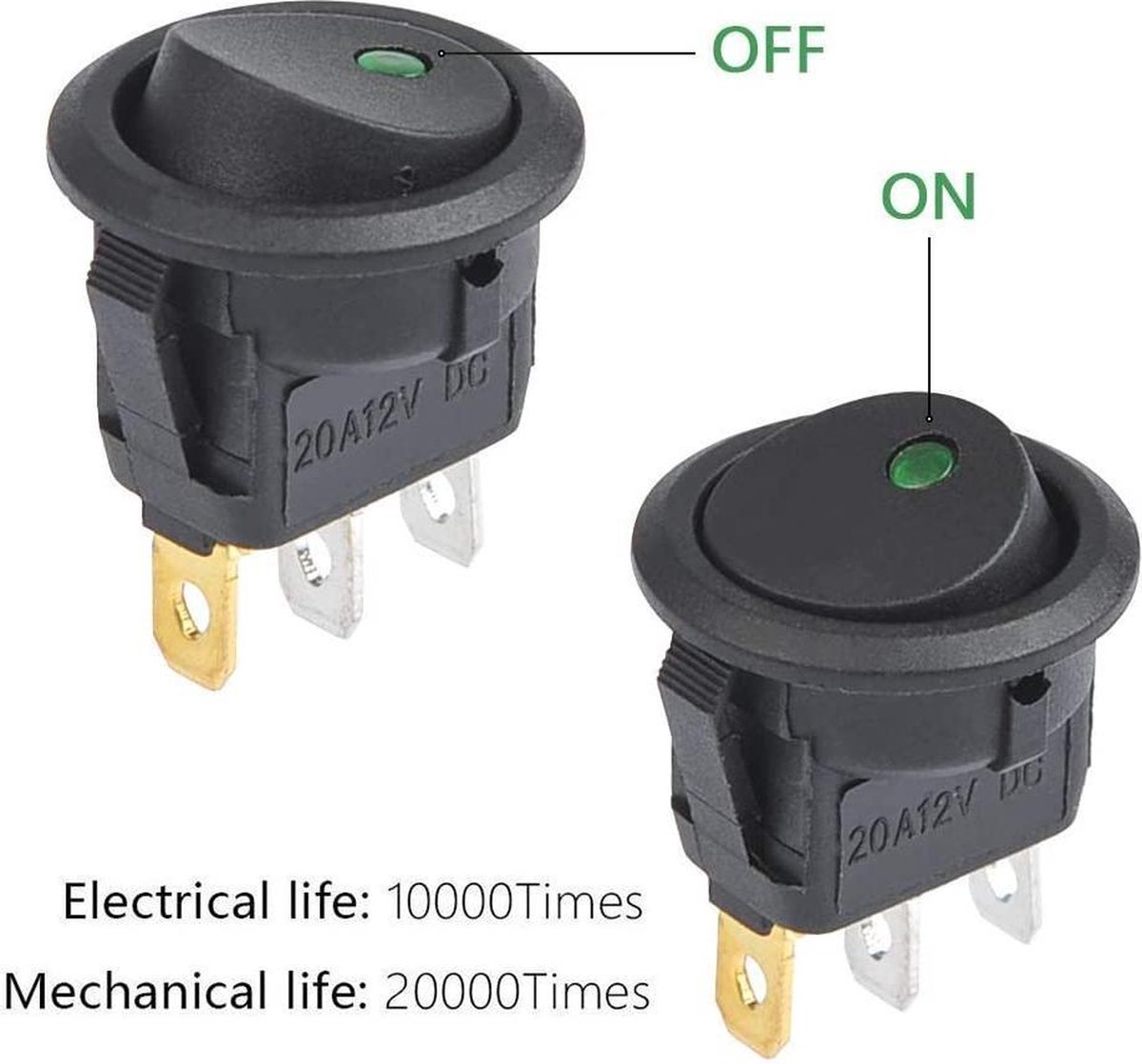FanPaYY 4-in-1 stopcontactpaneel, universele adapter voor USB-oplader, dual-voltmeter, blauwe schakelaar voor sigarettenaansteker, voor auto, vrachtwagen, boot, marine FanPaYY 4-in-1 stopcontactpaneel, universele adapter voor USB-oplader, dual-voltmeter, blauwe schakelaar voor sigarettenaansteker, voor auto, vrachtwagen, boot, marine