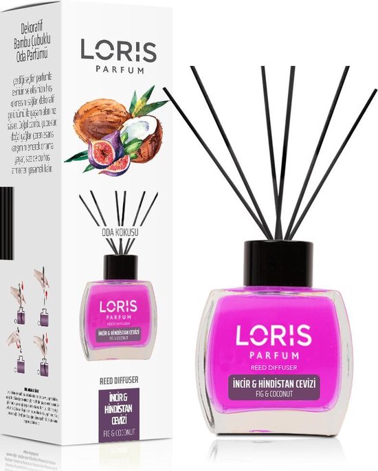 Loris Parfum - Fig Coconut - Huisgeuren - Geurstokjes