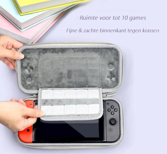 Violet - Boîte de rangement pour carte de jeu Nintendo Switch