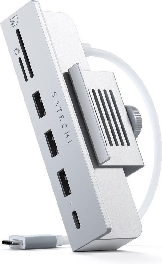 Satechi USB-C Clamp Hub voor 24" iMac - Silver | bol.com