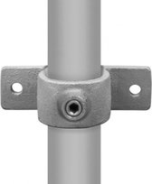 Steigerbuis koppeling - Oogdeel dubbel flip 42mm | 198- C42