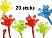Plakhandje - Sticky hand - Kleefbare handjes - Plakhandjes - 20 Stuks