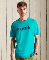 Superdry Heren tshirt T-shirt met Core-logo en standaard gewicht