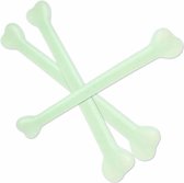 Set van 5x stuks glow in the dark bot verkleed accessoire 40 cm - verkleedaccessoires - Halloween versiering
