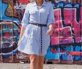 Esmee Dress Blue - Jurk - Blauw - One Size - Luvee Fashion