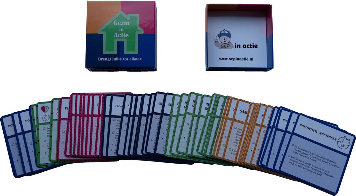 Gezin in Actie - Educatief spel - Kaartspel — cadeau in Spellen & Speelgoed - foto 2