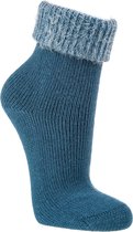 Zachte sokken met pluizige omslag – wol met katoen – 2 paar – jeans – maat 39/42
