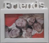Fotolijst Wit "Friends" 10x15cm
