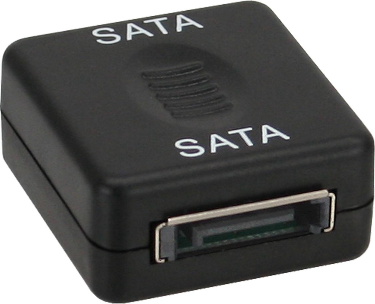 SATA data koppelstuk - SATA300 - 3 Gbit/s / zwart