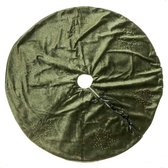 Unique Living - Treeskirt Navi 120Øcm dark green - Kerstboomkleed