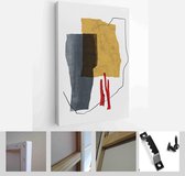 Creative minimalist hand painted illustration for wall decoration, postcard or brochure design - Modern Art Canvas - Vertical - 1660555831 - 50*40 Vertical