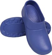 Blauwe, zachte slippers/instappers/Crocs AGRO CLOAK Lemigo 37