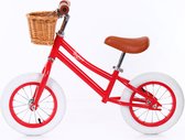 Baghera - Loopfiets - Vintage design - Rood - Metalen fiets