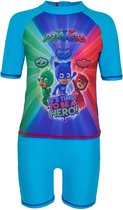 PJ MASKS - UV-Werend Wetsuit - Kleur Lichtblauw - Maat 92 cm