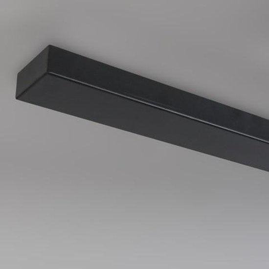 Freelight - Plafondplaat L 125 cm x B 8 cm - zonder gaten - zwart | bol.com
