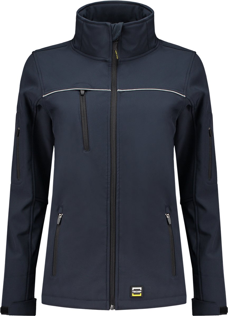 Tricorp 402009 Softshell Luxe Dames – 3XL Blauw